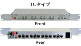 LAN一括切替　4ch EIA 1Uラックタイプ